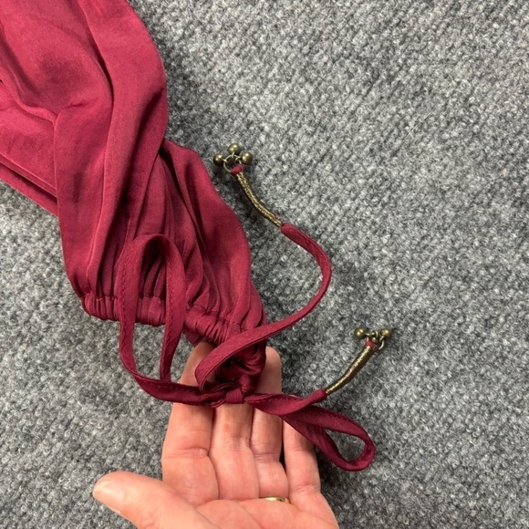 FREE PEOPLE Intimately Women’s Another Round Pomegranate Red Blouse bodysuit XS - Picture 5 of 14